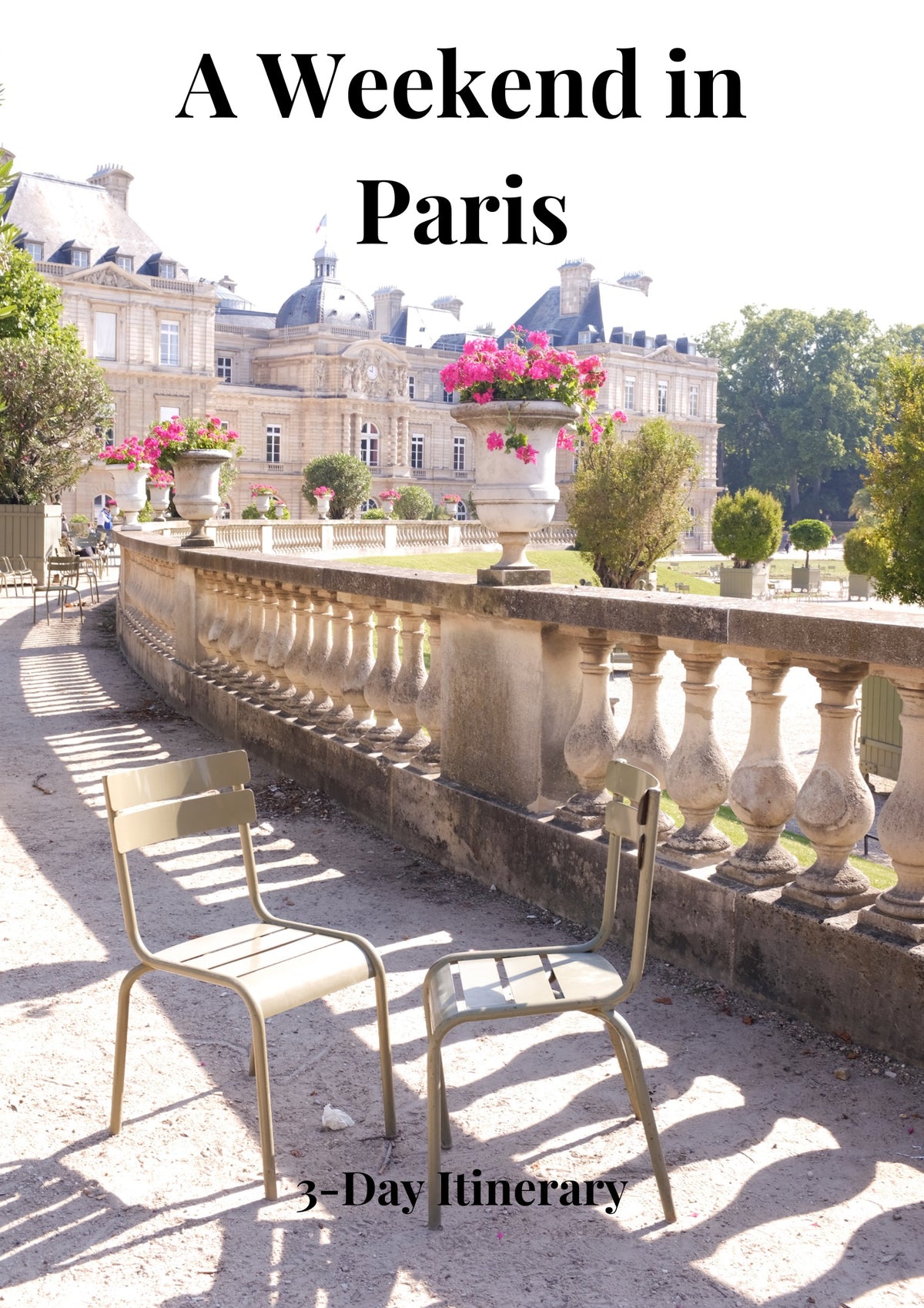 3-Day Paris Itinerary Digital PDF