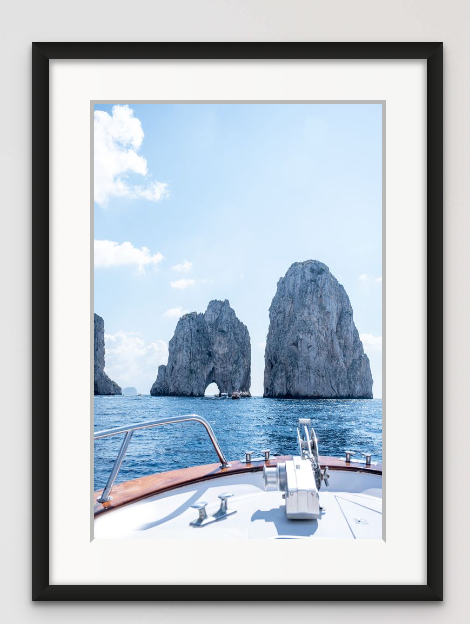 On a Boat Ride in Capri