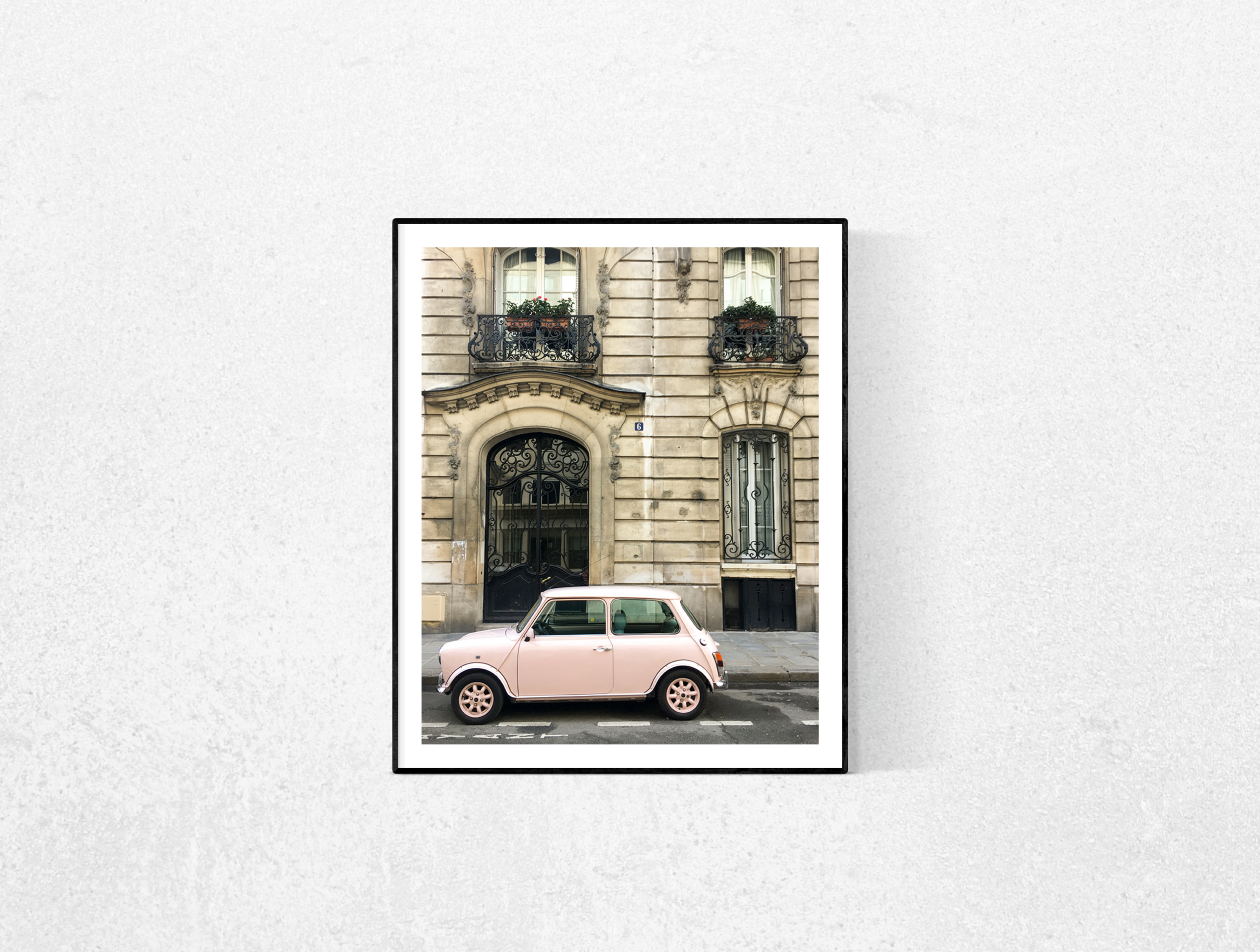 Pink Car on The Streets of Paris - Every Day Paris