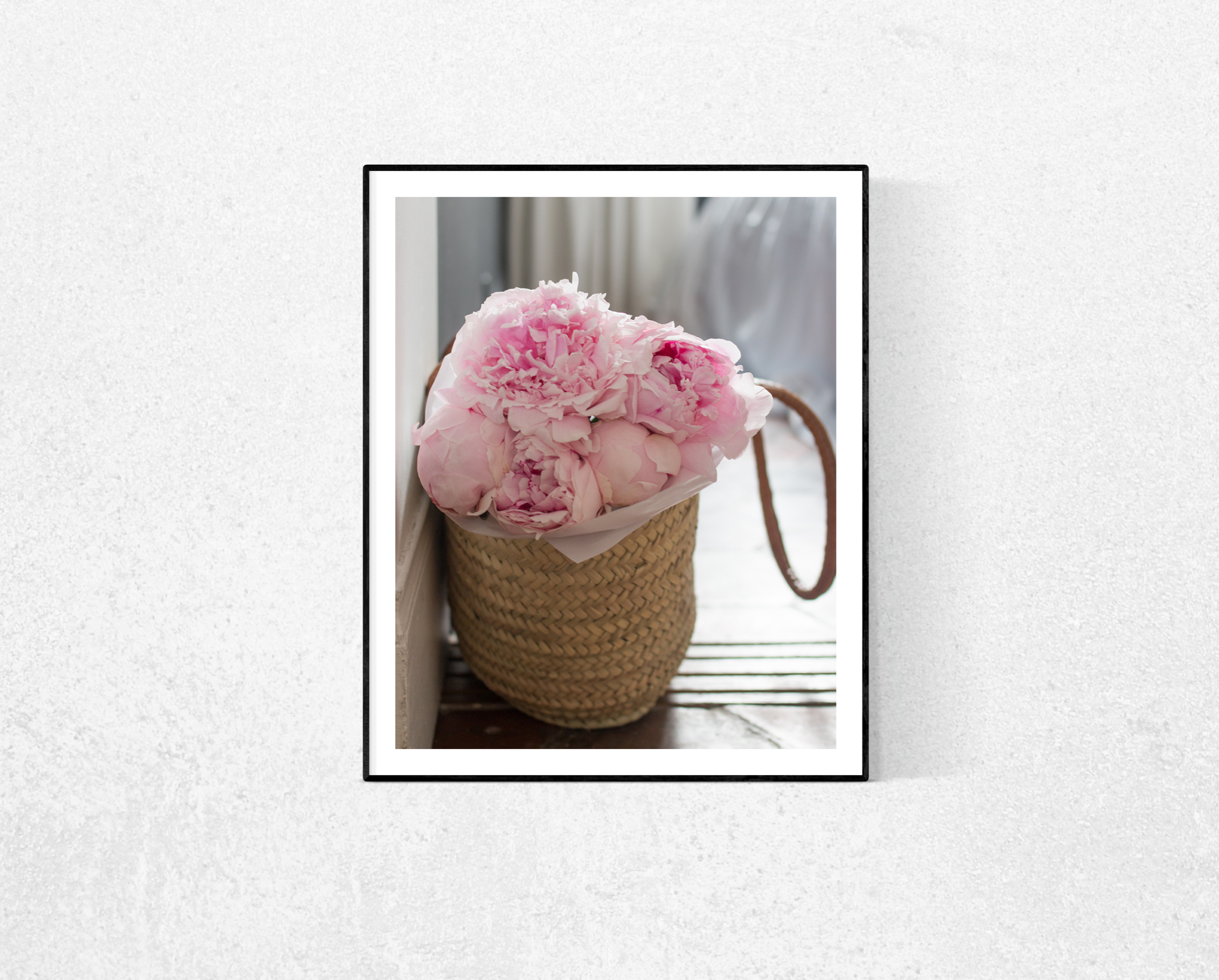 Market Basket Paris Peonies - Every Day Paris