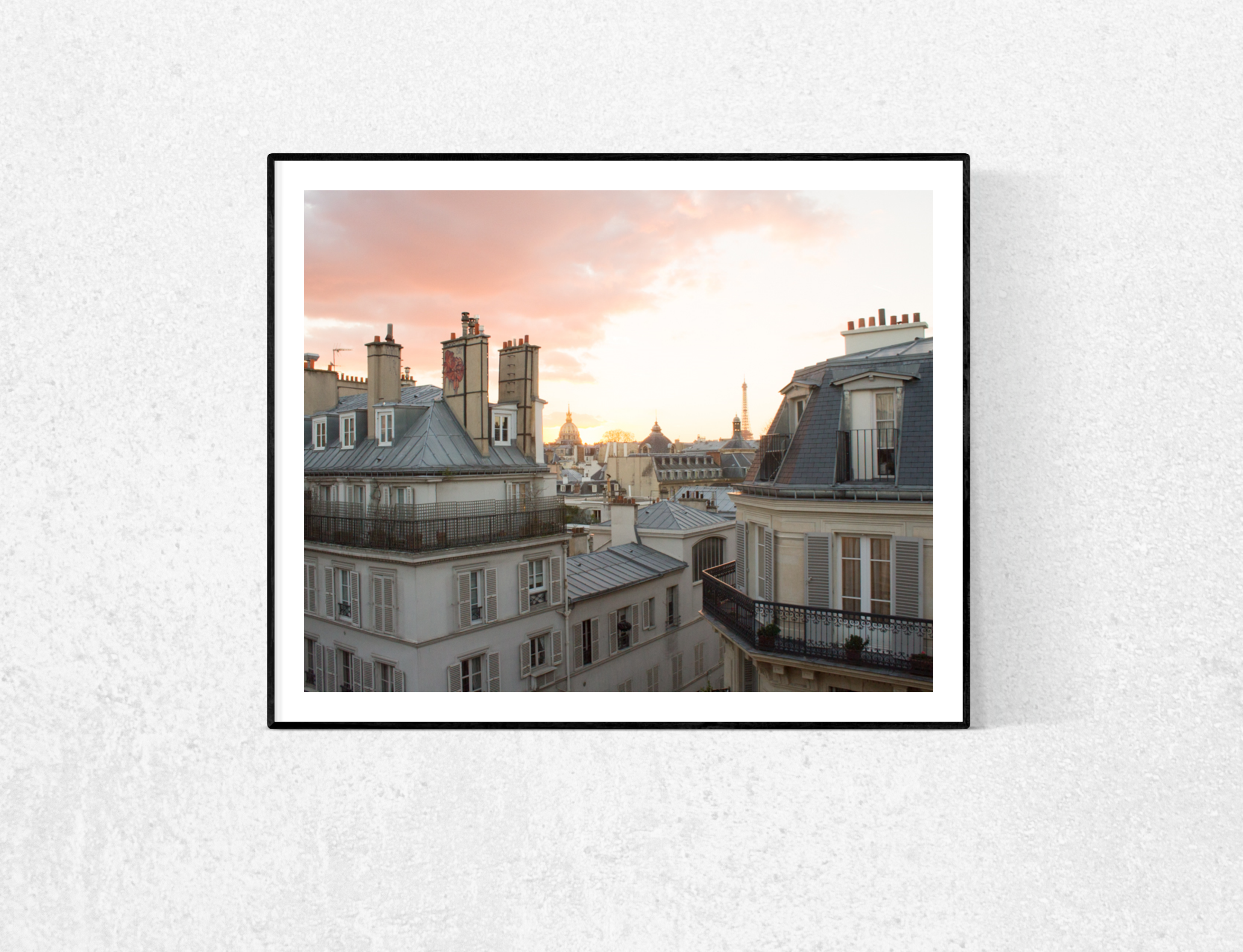 Sunset over the Parisian Rooftops on St Germain - Every Day Paris