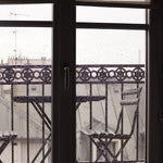 Rainy Paris Balcony Window - Every Day Paris