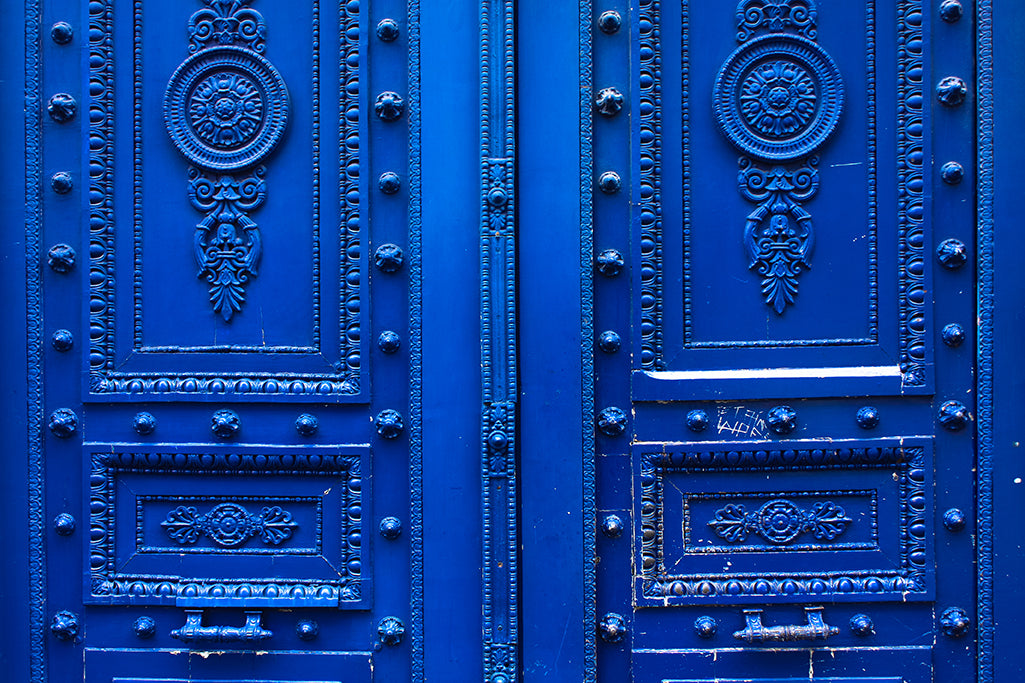 Monaco Blue Doors in Paris - Every Day Paris
