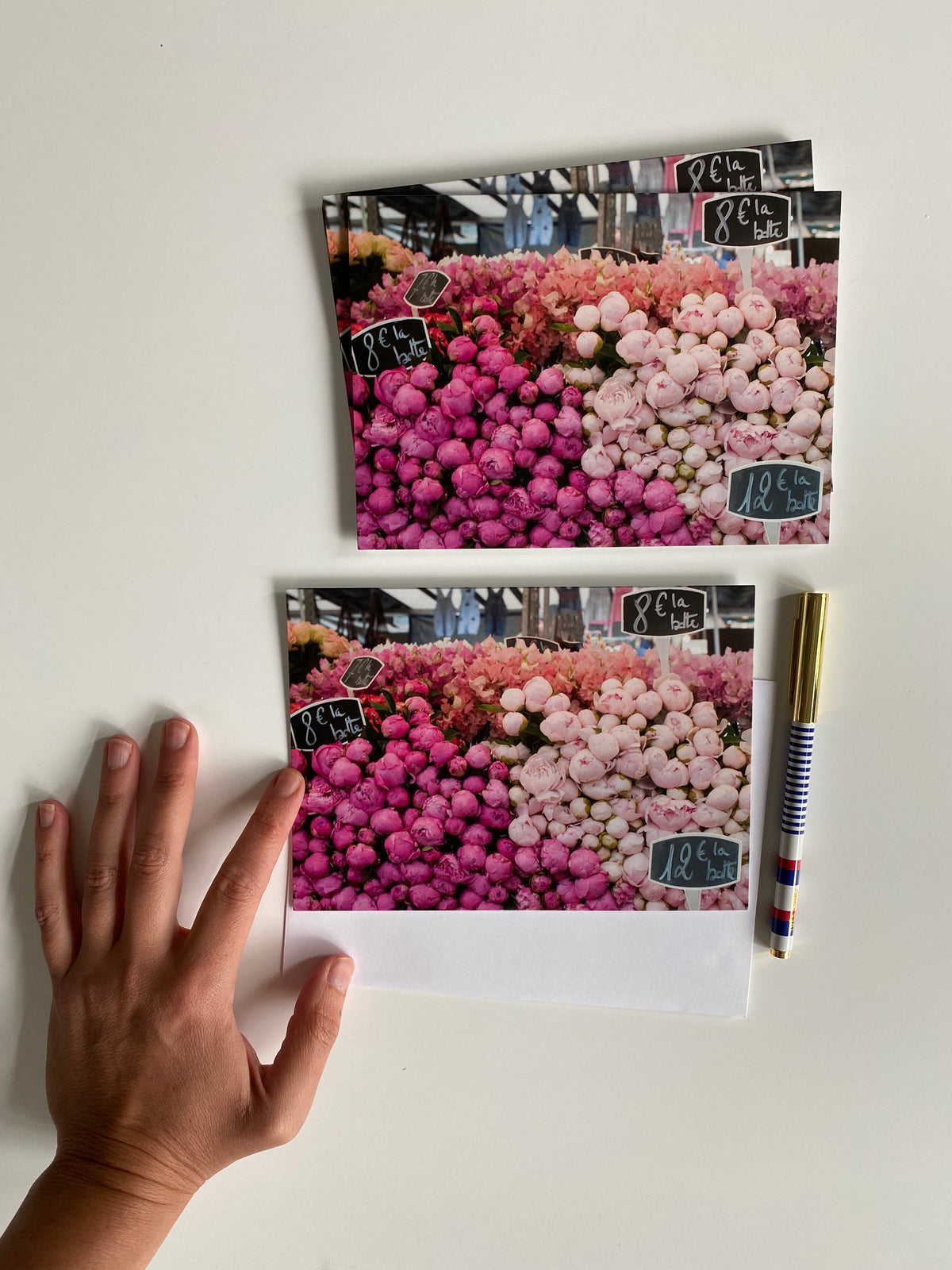 Pink Paris Notecard Set of 10