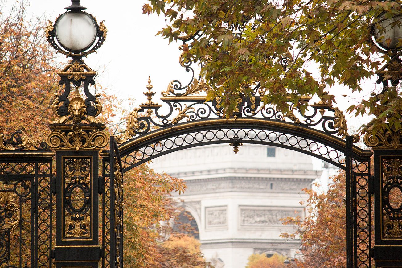 Gate to Parc Monceau in Fall - Every Day Paris