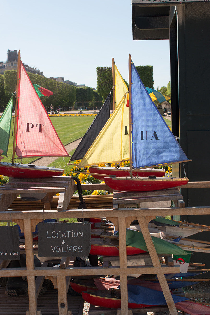 Boats in Luxembourg Gardens - Every Day Paris