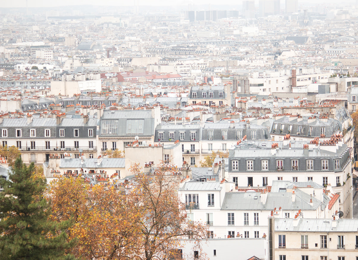 Rainy Montmartre Rooftops in the Fall - Every Day Paris