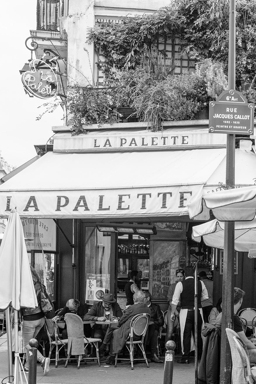 Parisian Café La Palette - Every Day Paris