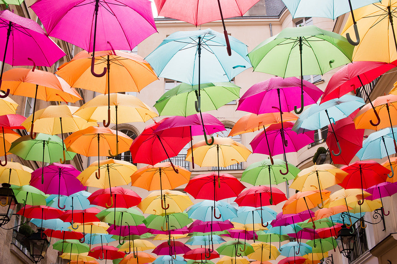 Le Village Royal Umbrellas in Paris - Every Day Paris