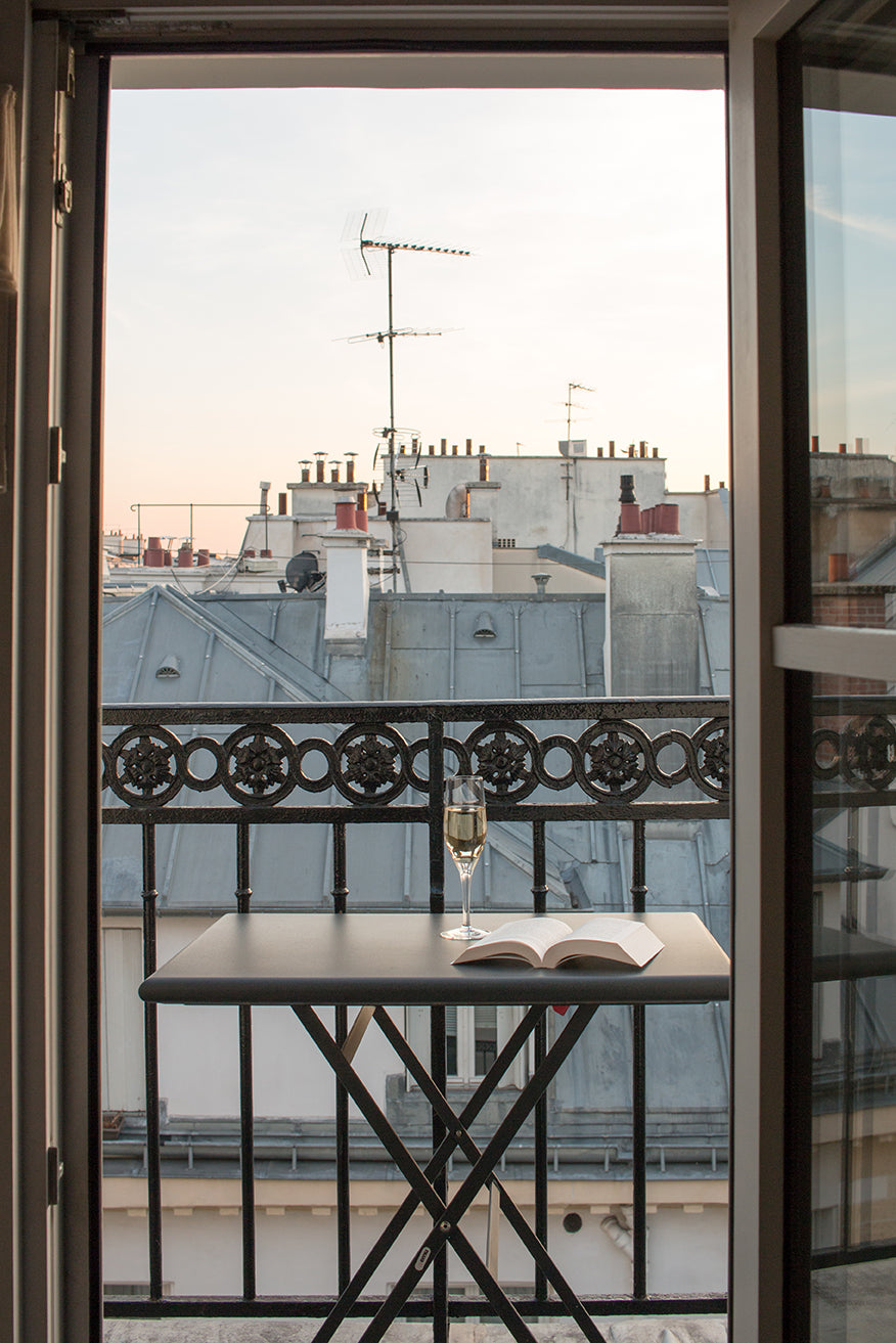 Eiffel Tower Sunset Balcony View - Every Day Paris