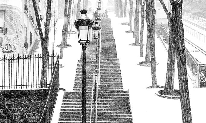 Snowy morning in Montmartre - Every Day Paris