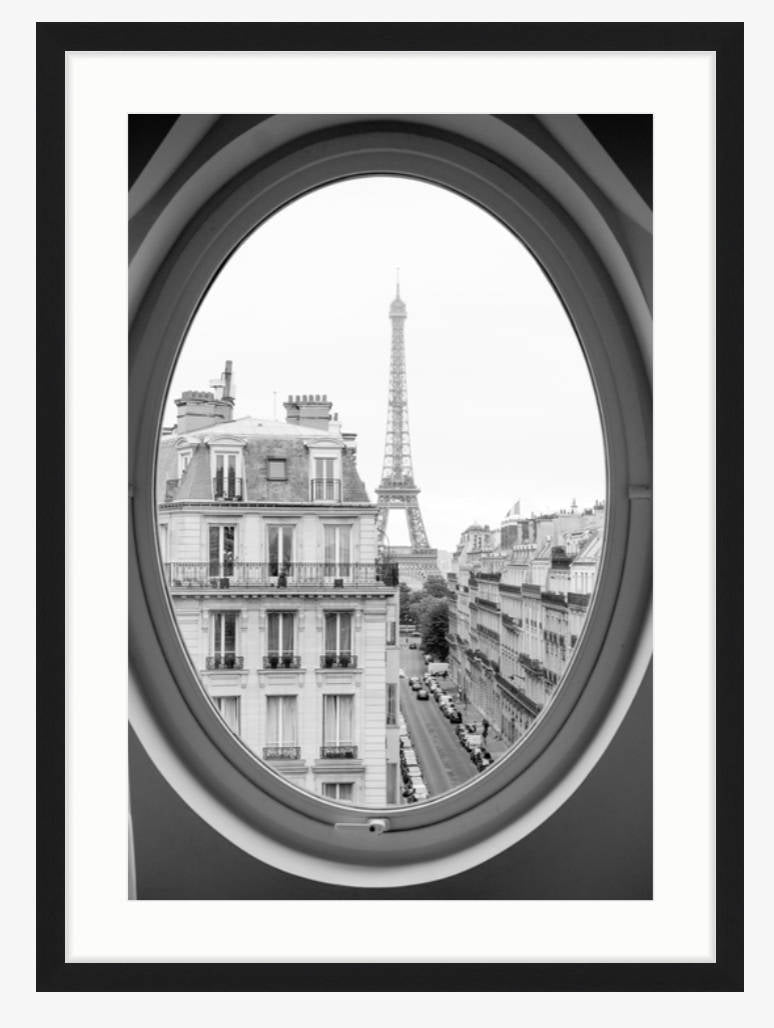 Eiffel Tower Window View - Every Day Paris 