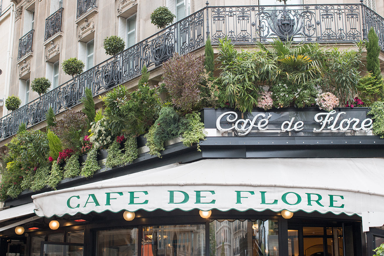 Café de Flore on St Germain Des Prés Classic Paris Cafe - Every Day Paris