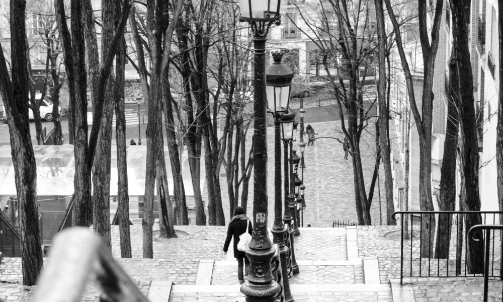 Taking the stairs in Montmartre - Every Day Paris