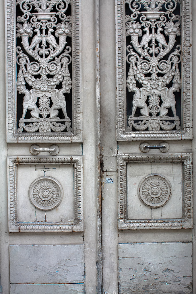 Rustic Grey Door in Paris - Every Day Paris