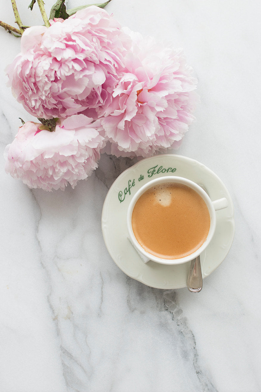 Coffee and Peonies - Every Day Paris