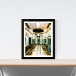 NYC Mint Green Vintage Subway Train - Every Day Paris