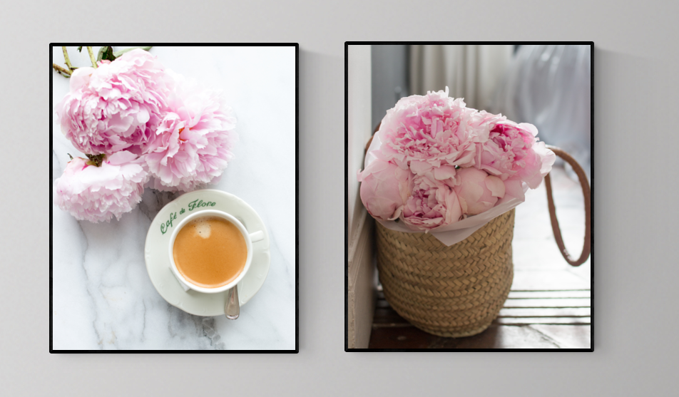 Paris Peony Print Set - Every Day Paris