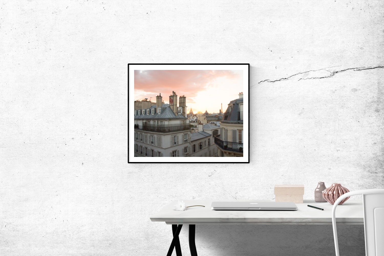 Sunset over the Parisian Rooftops on St Germain - Every Day Paris