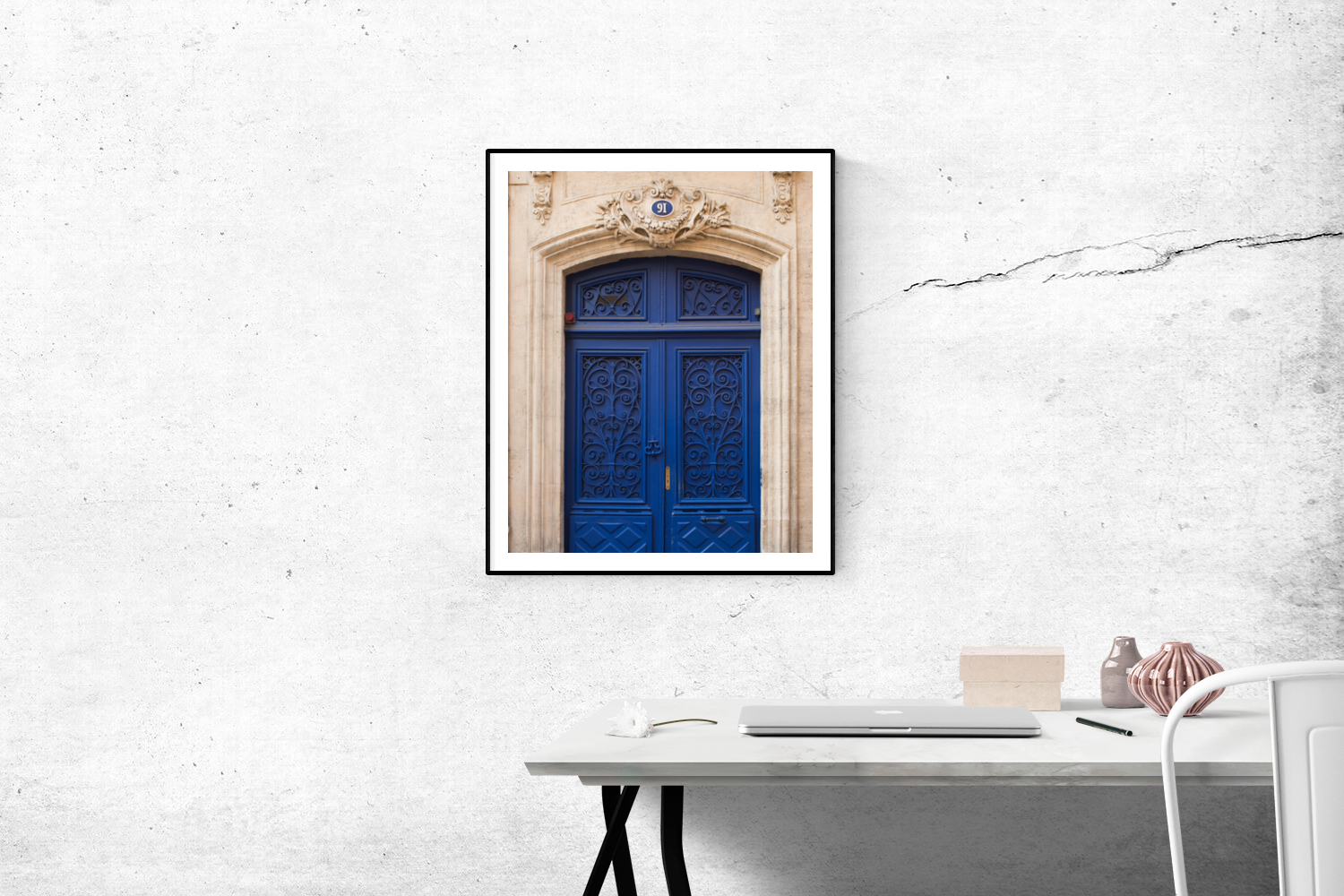 Blue Door in Bordeaux France - Every Day Paris