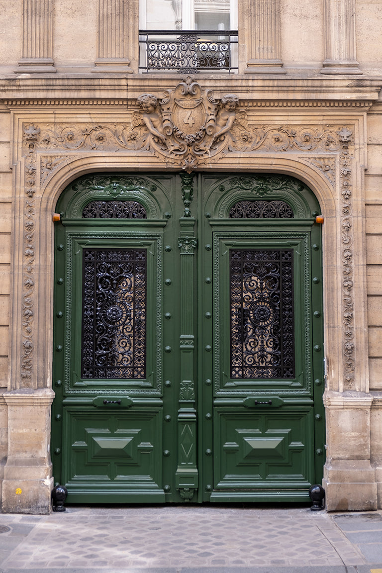 Parisian Green Doors