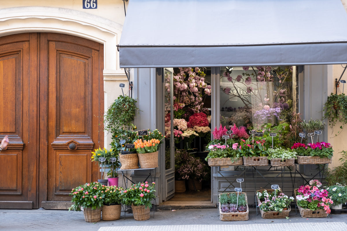 Parisian Right Bank Flower Shop