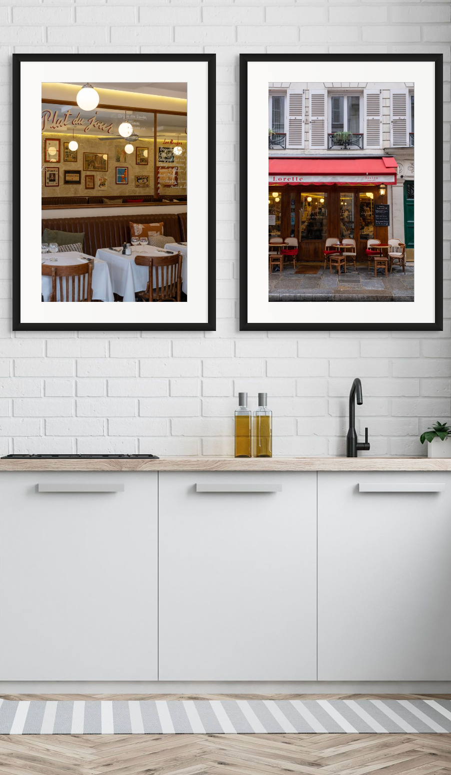 Bistro Parisien Lorette Print Set