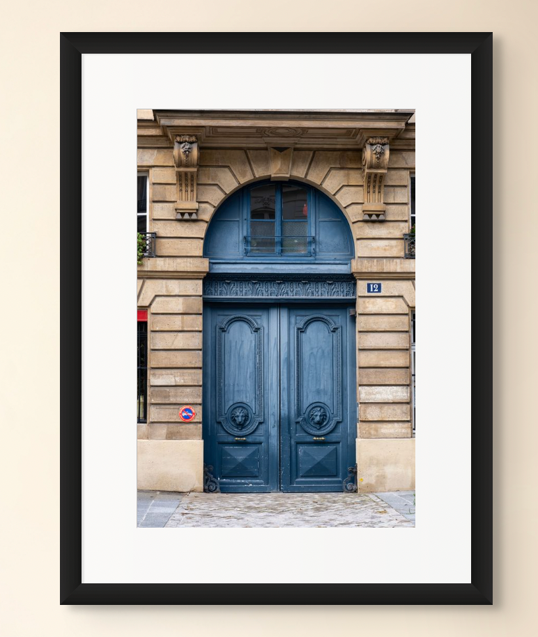 Blue Door in Paris Number 12