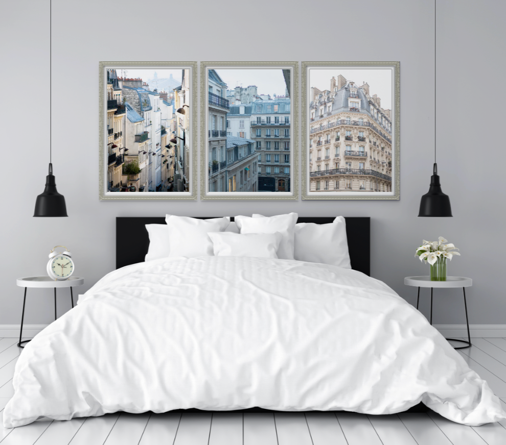 Parisian Bedroom Print Set