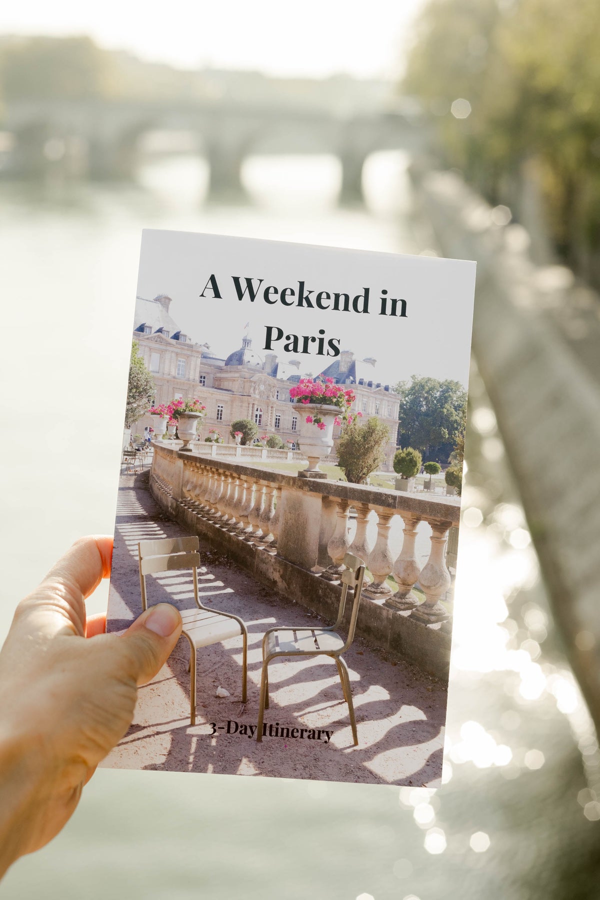 3-Day Paris Itinerary Printed