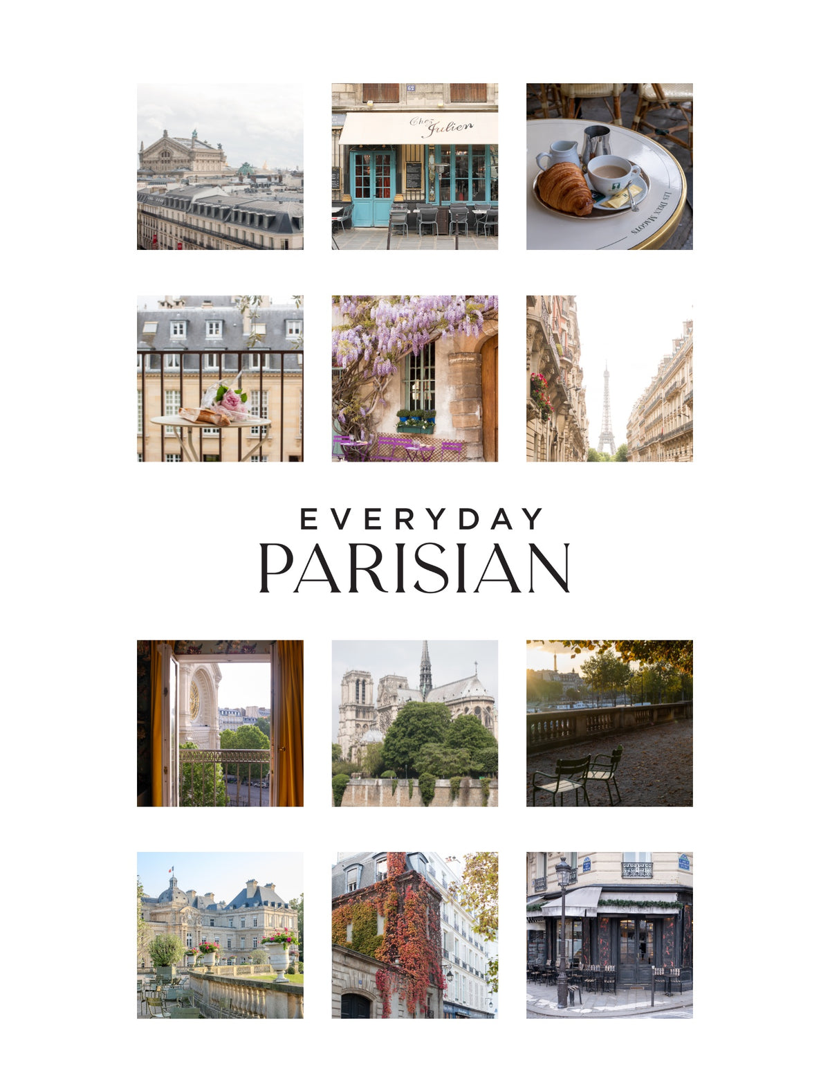 A Year in Paris 2025 Calendar