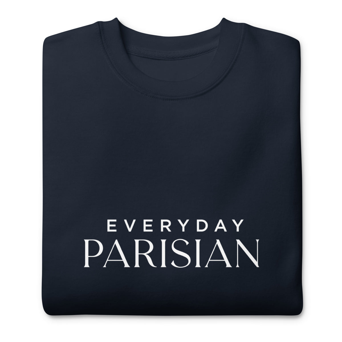 Everyday Parisian Navy Sweatshirt