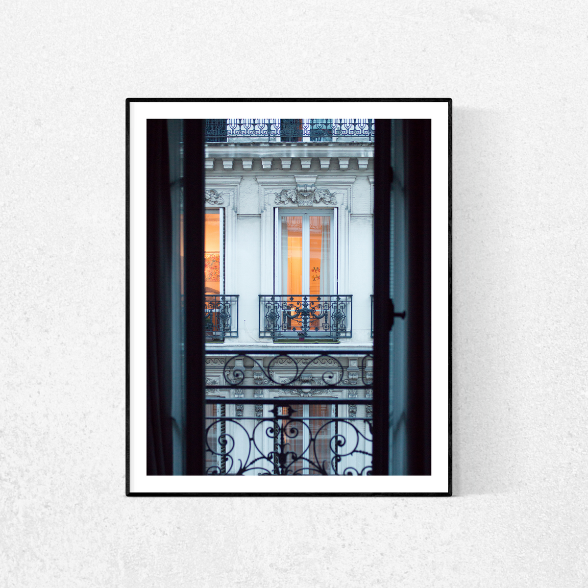 Paris Window at Dusk - Every Day Paris 