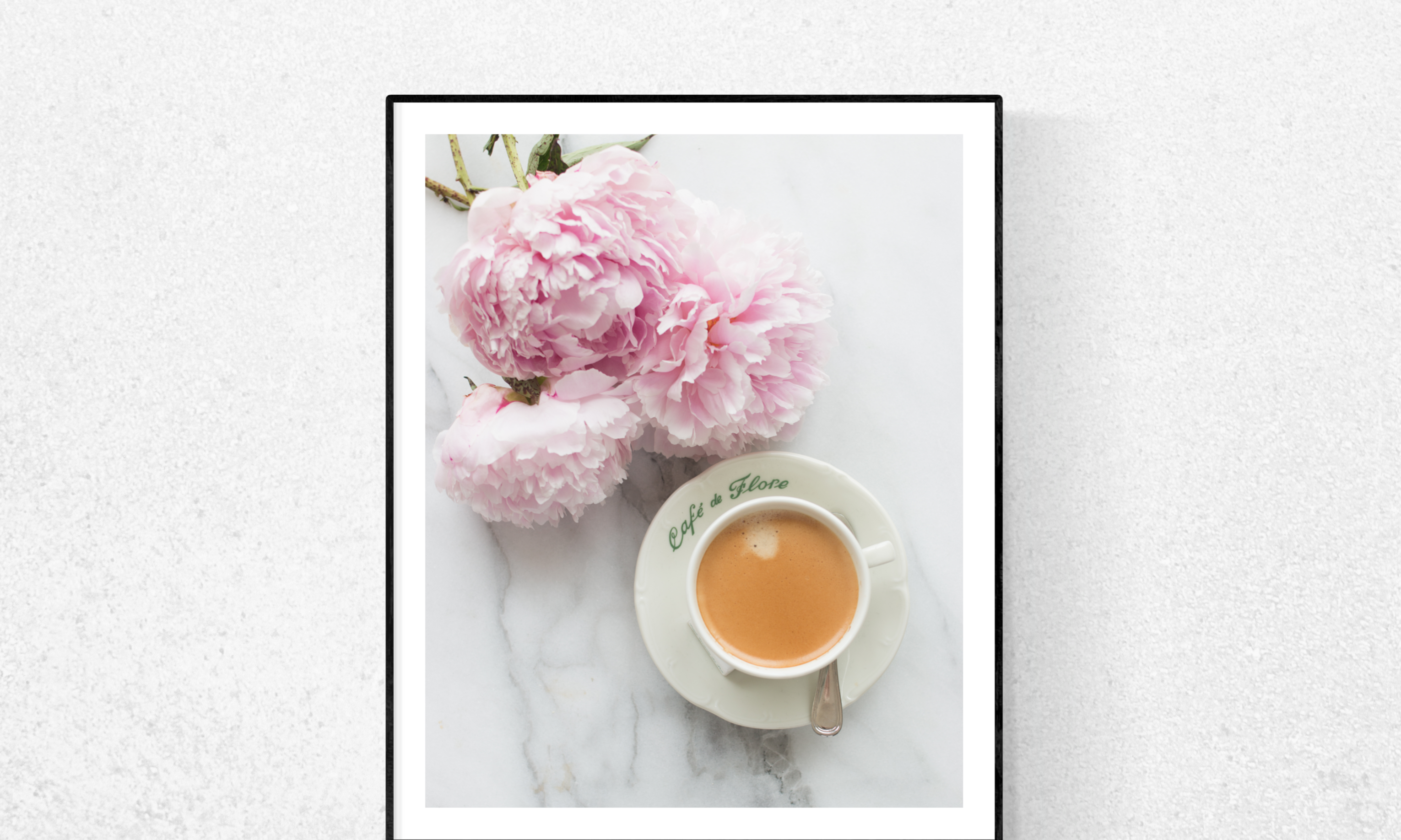 Coffee and Peonies - Every Day Paris 