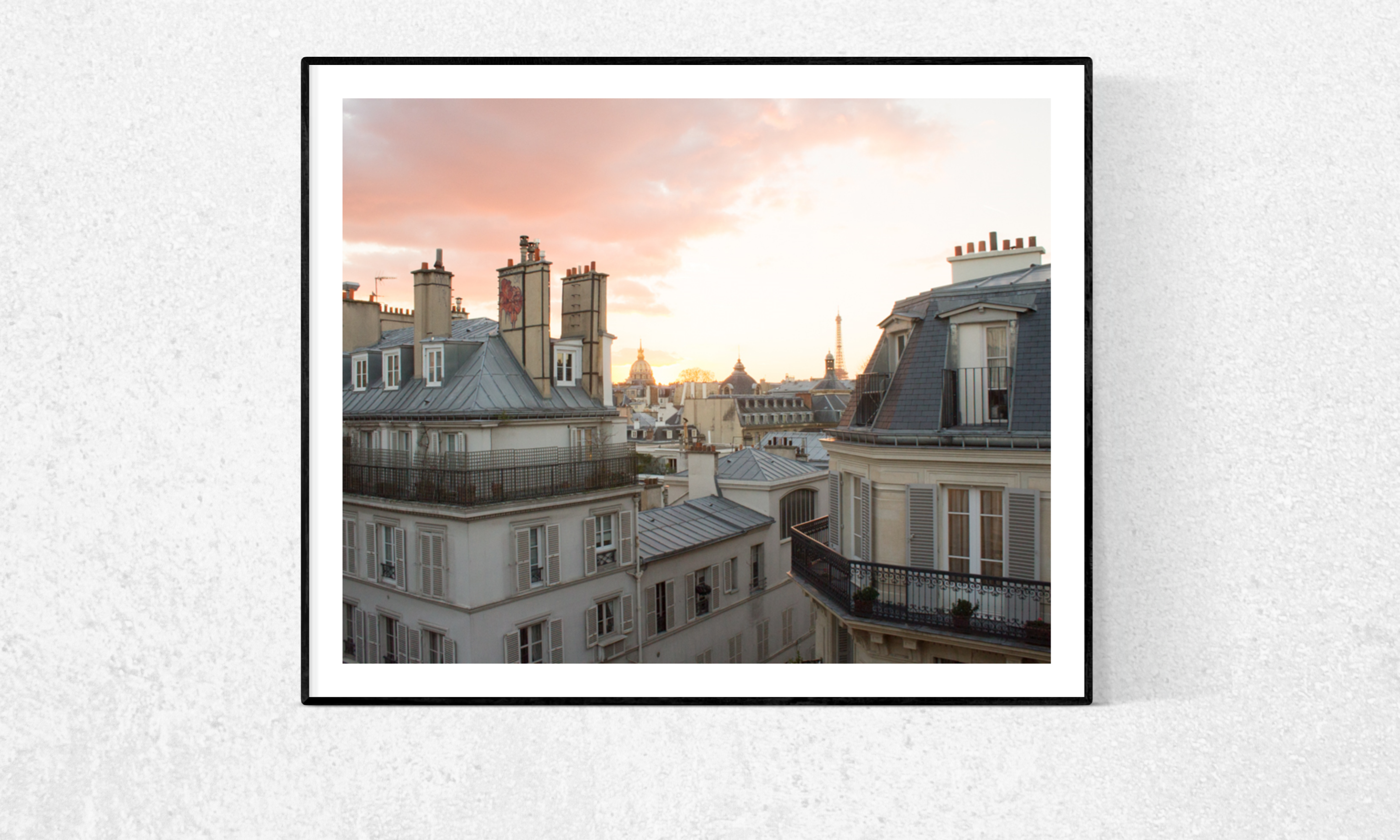 Sunset over the Parisian Rooftops on St Germain - Every Day Paris 