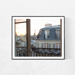 Window onto St Germain at Sunset - Every Day Paris 
