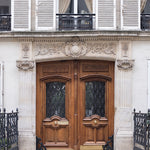 Left Bank Brown Door - Every Day Paris 