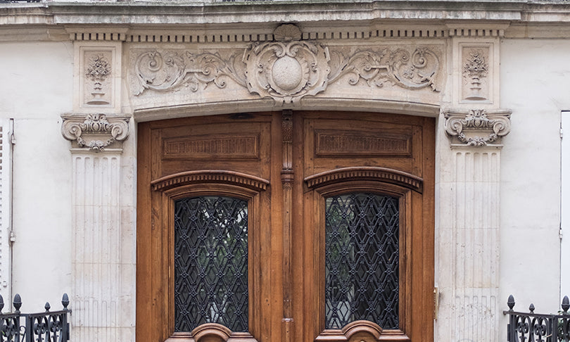 Left Bank Brown Door - Every Day Paris 