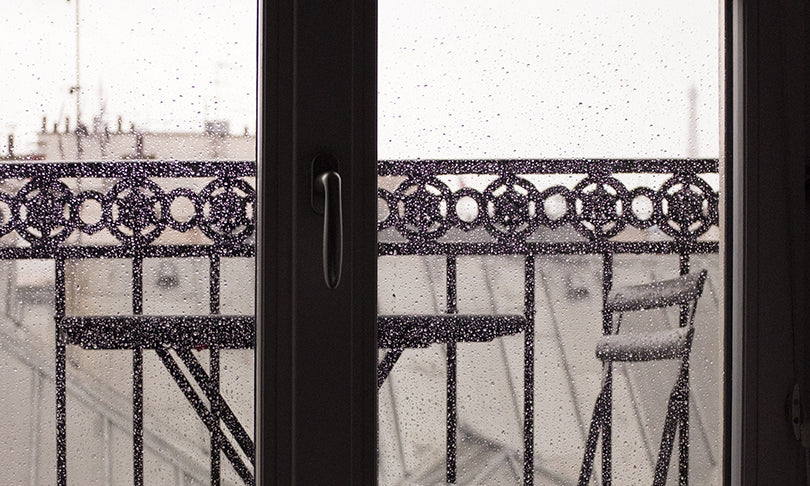 Rainy Paris Balcony Window - Every Day Paris 