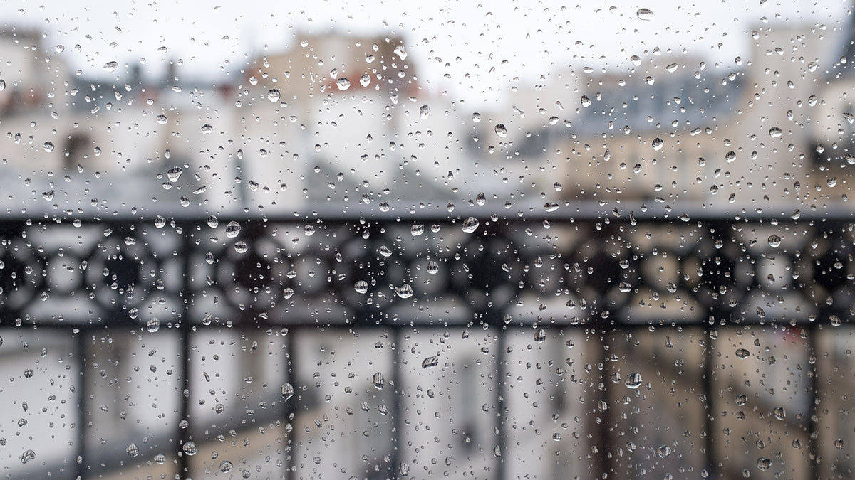 Paris Window View in the Rain - Every Day Paris 