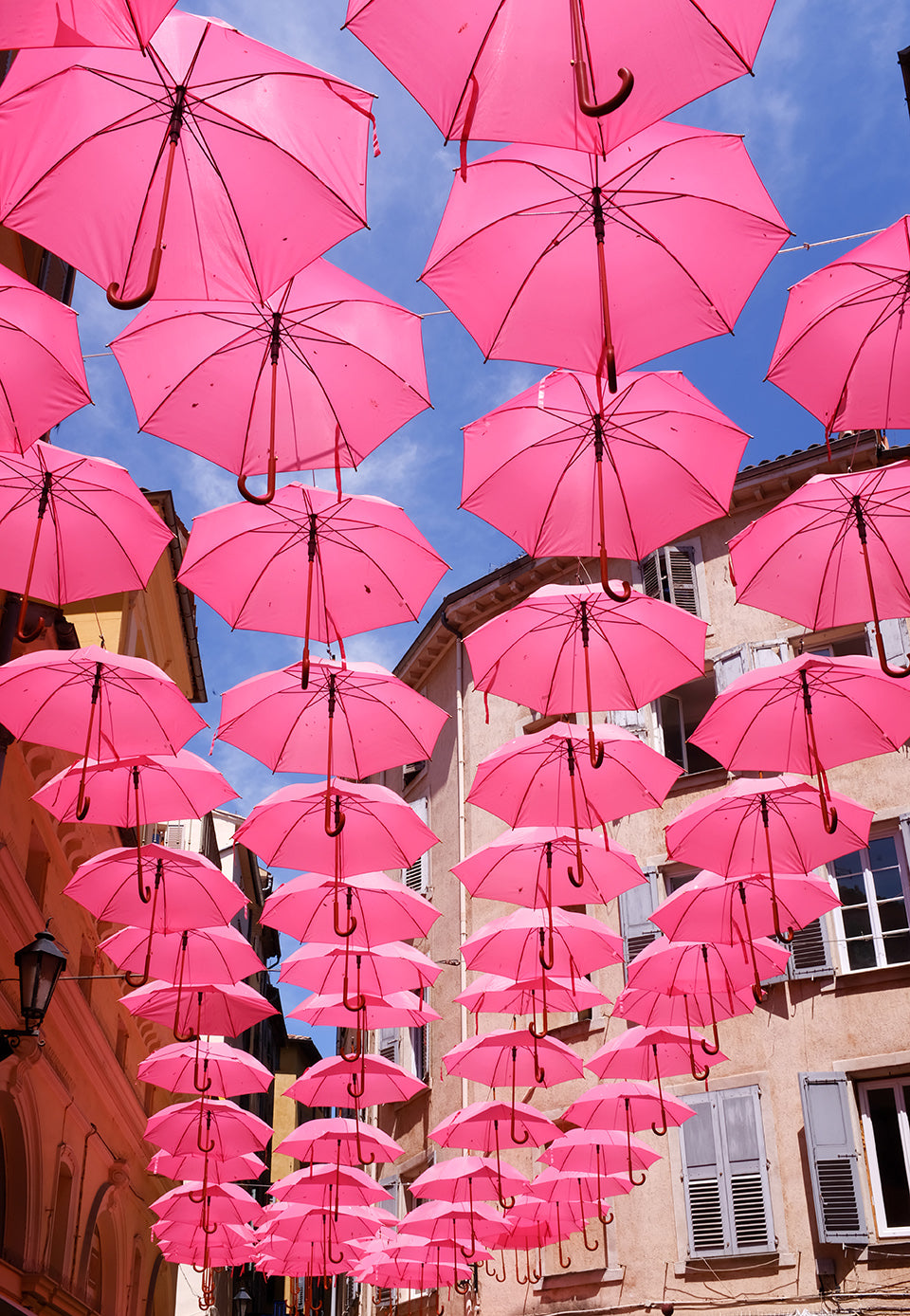 Pink Umbrellas in Grasse France - Every Day Paris 