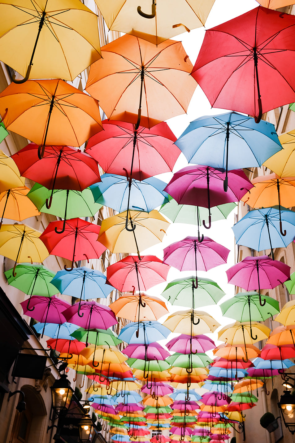 Colorful Umbrellas in Paris