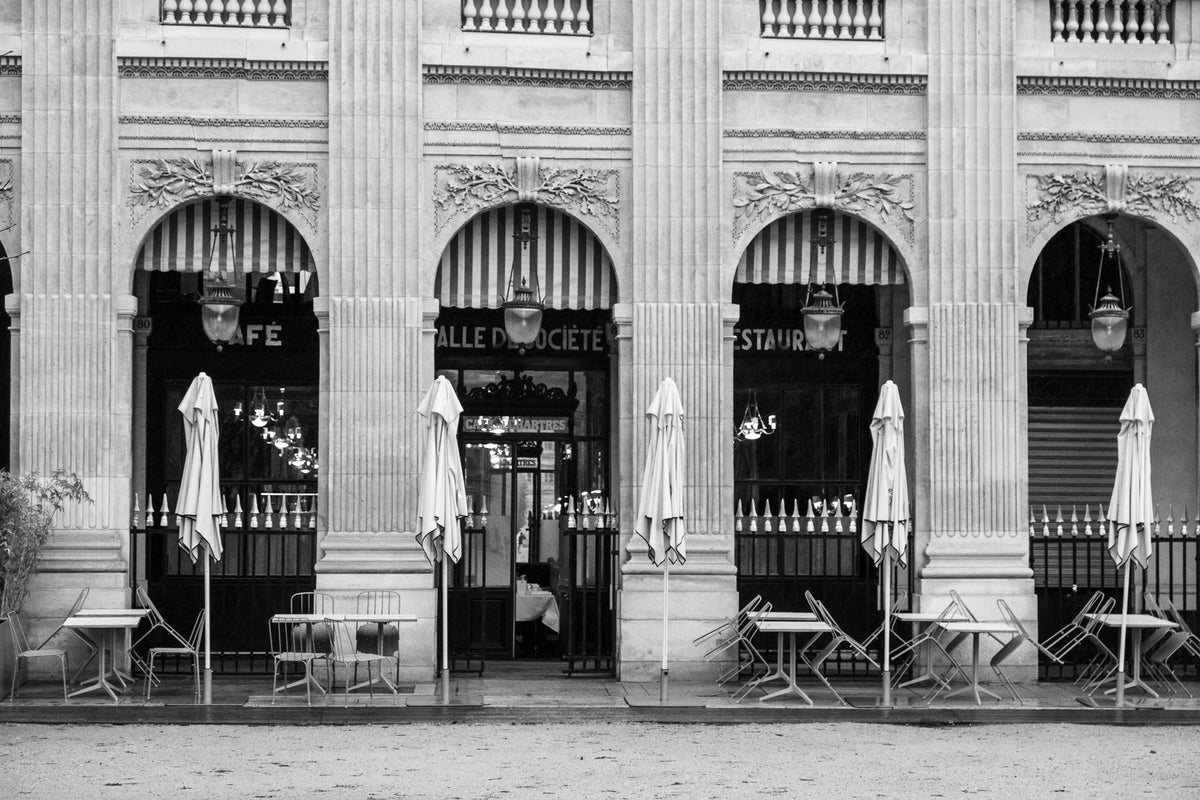 Palais Royal in Black and White