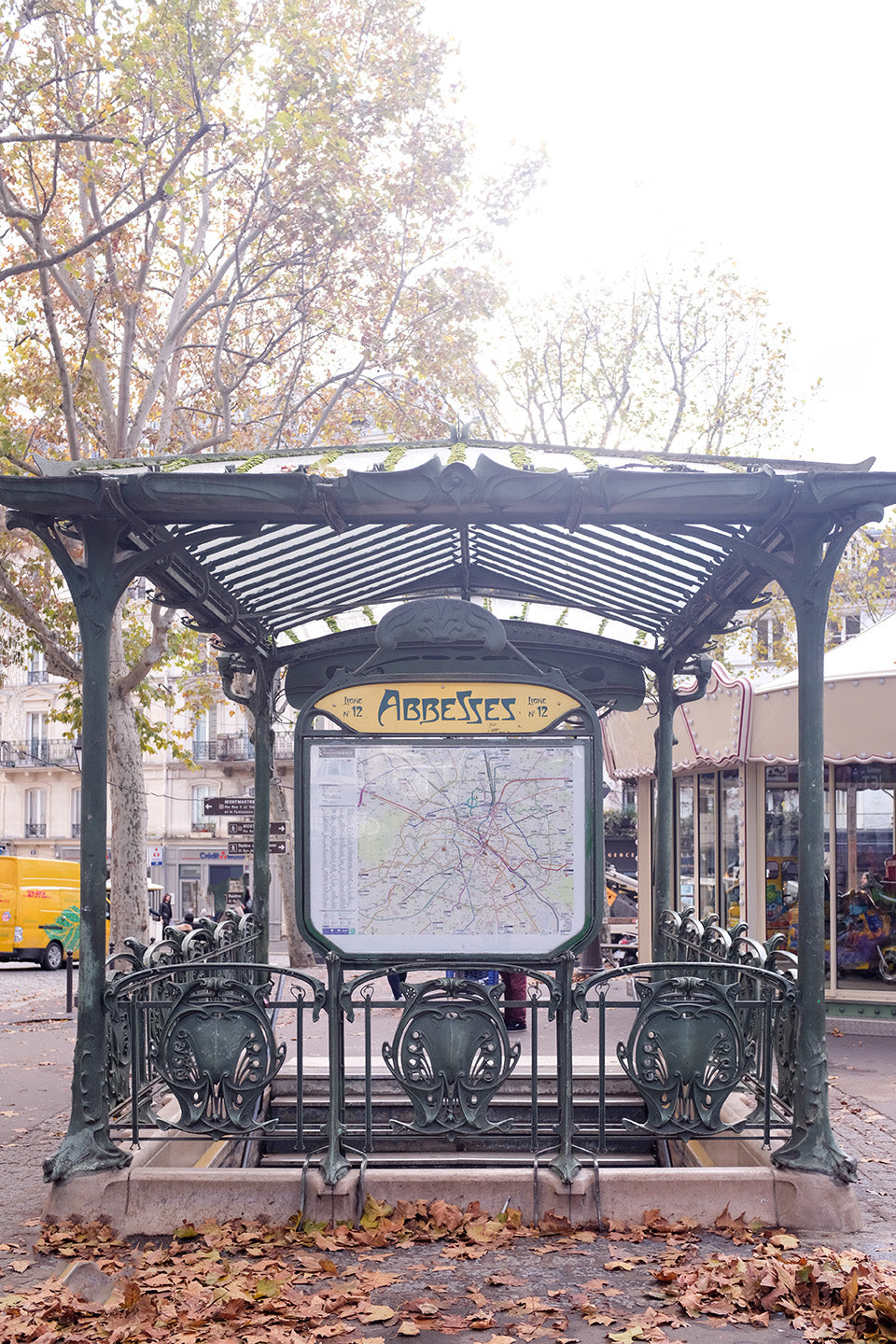 The Paris Metro Rue des Abbesses - Every Day Paris 