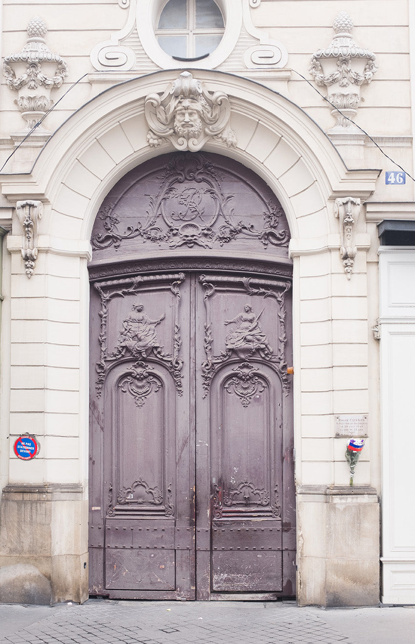 Left Bank Purple Door - Every Day Paris 