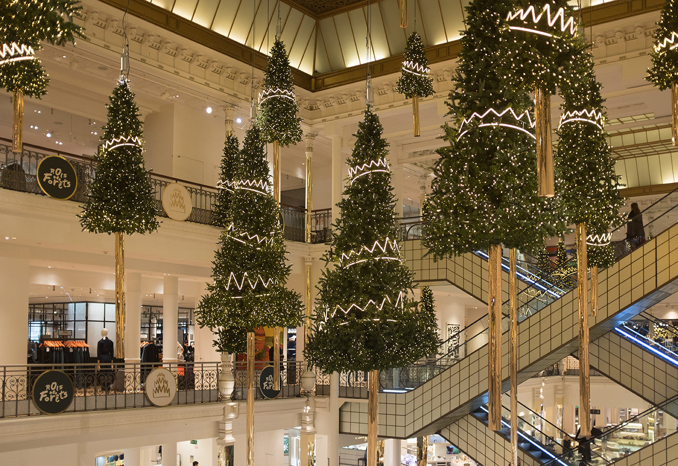 Bon Marché Christmas Trees - Everyday Parisian