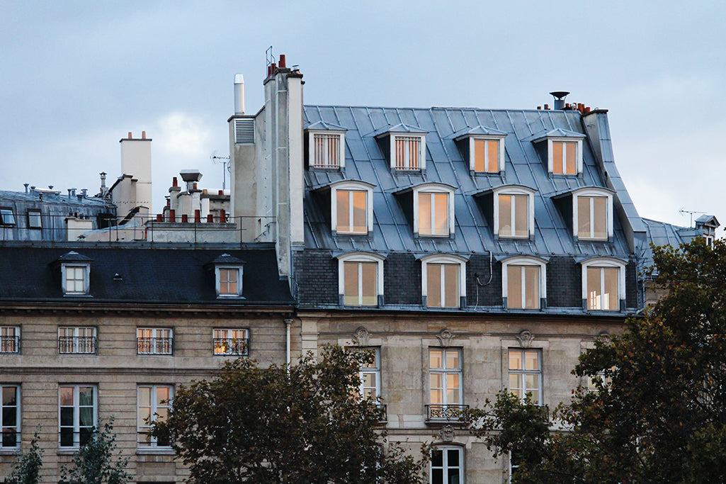 Parisian Windows at Dusk - Every Day Paris 