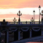 Sunset on the Seine on Pont Alexandre III - Every Day Paris 