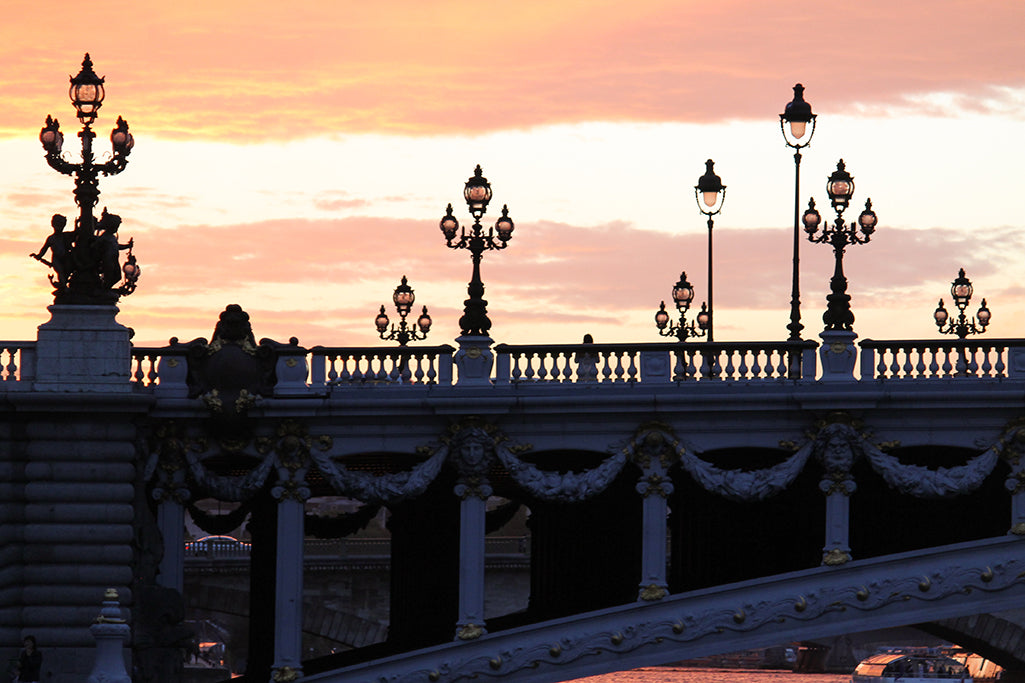 Sunset on the Seine on Pont Alexandre III - Every Day Paris 