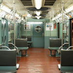 NYC Baby Blue Vintage Subway Train - Every Day Paris 